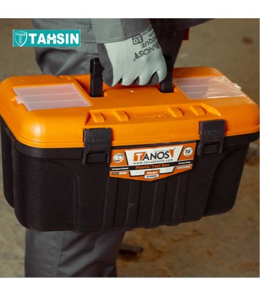 جعبه ابزار پلاستیکی تانوس مدل سورن سایز16 اینچ