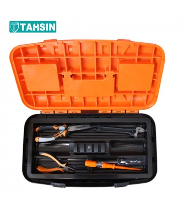 جعبه ابزار پلاستیکی تانوس مدل سورن سایز16 اینچ