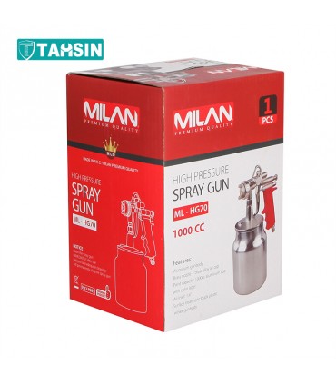 پیستوله رنگ میلان کاسه زیر مدل ML-HG70