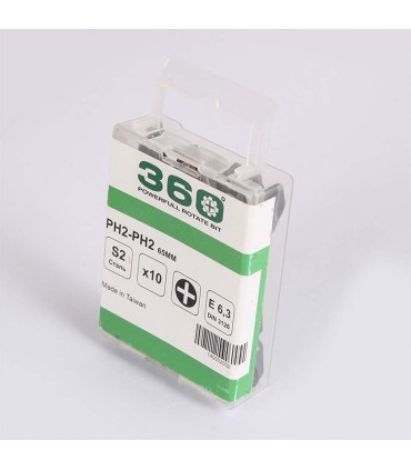 نوک پیچ گوشتی دوسر چهارسو 360 بسته 10عددی