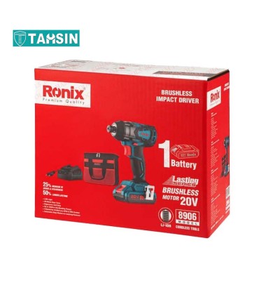 پیچ گوشتی شارژی چکشی رونیکس مدل 8906