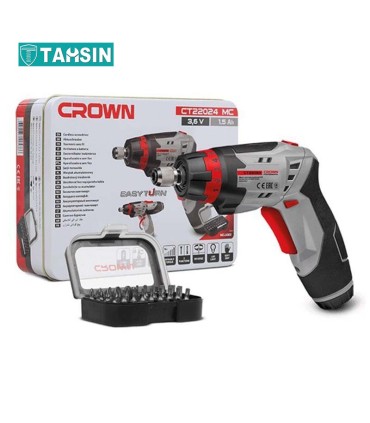 پیچ گوشتی شارژی کرون مدل CT22024 توان 3.6 ولت