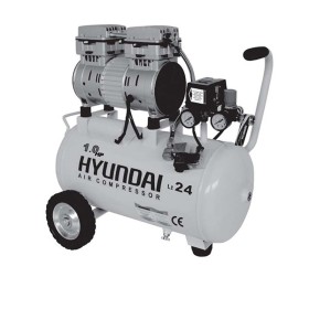 کمپرسور سایلنت هیوندای مدل AC-1024 سایز 24 لیتر