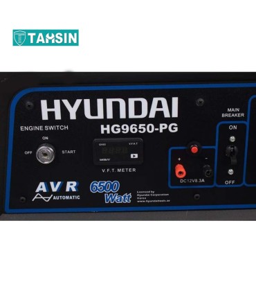 موتور برق بنزینی استارتی هیوندای مدل HG9650-PG