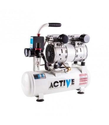 کمپرسور باد بیصدا اکتیو مدل AC-1310SN سایز 10 لیتری