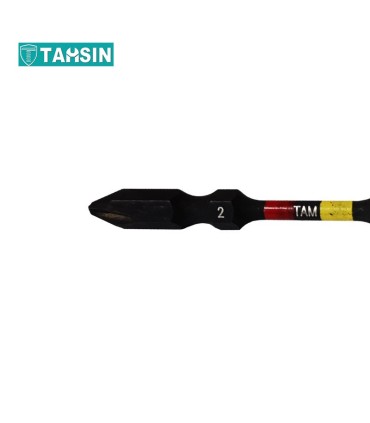 نوک پیچ گوشتی چهارسو دوسو T.A.M سایز 6.5 سانت بسته 10 عددی