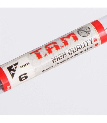 مته الماسه T.A.M سایز 6 بسته 20 عددی