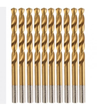 مته آهن طلایی TG سایز 7 میلی متر بسته 10 عددی