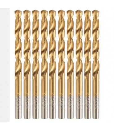 مته آهن طلایی TG سایز 6 میلی متر بسته 10 عددی