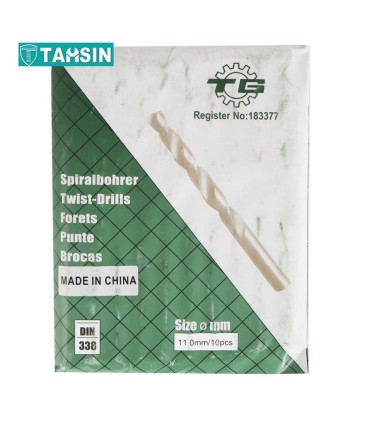 مته آهن طلایی TG سایز 11 میلی متر بسته 10 عددی