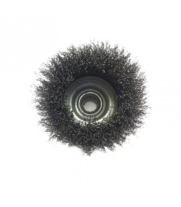 فرچه کاسه ای افشان سیم نقره ای سایز 10 سانت