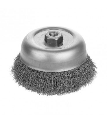 فرچه کاسه ای افشان سیم نقره ای سایز 12.5 سانت