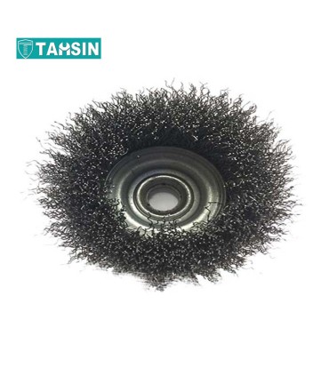 فرچه کاسه ای افشان سیم نقره ای سایز 12.5 سانت