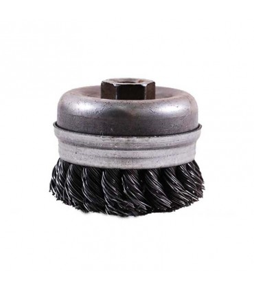 فرچه کاسه ای افشان بافته ای نقره ای سایز 10 سانت