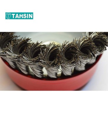 فرچه کاسه ای افشان بافته ای نقره ای سایز 12.5 سانت