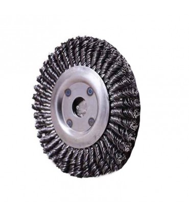 فرچه تخت بافته ای رنگ نقره ای سایز 11.5 سانت