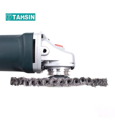 فرچه تخت بافته ای رنگ نقره ای سایز 11.5 سانت