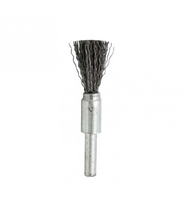 فرچه سر دریلی قلمی رنگ نقره ای سایز 1.5 سانت