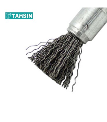 فرچه سر دریلی قلمی رنگ نقره ای سایز 2.5 سانت