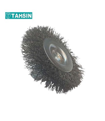 فرچه تخت سر دریلی رنگ نقره ای سایز 5 سانت