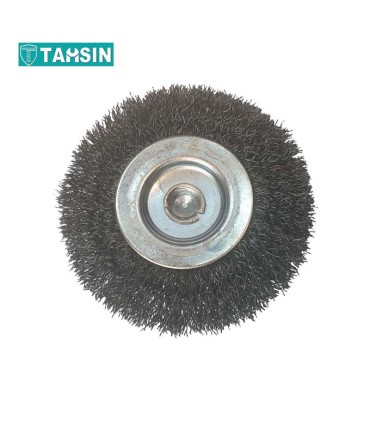 فرچه تخت سر دریلی رنگ نقره ای سایز 7 سانت