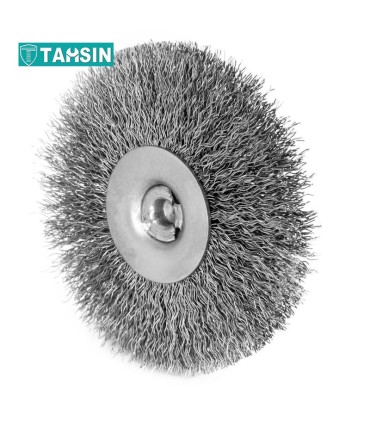 فرچه تخت سر دریلی رنگ نقره ای سایز 10 سانت