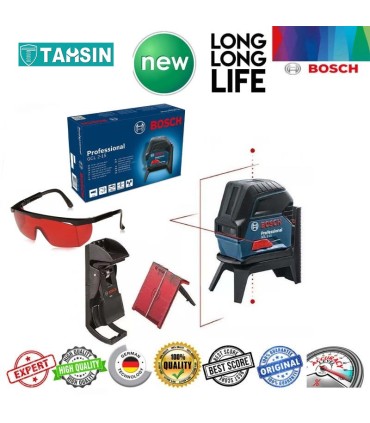 تراز لیزری خط و نقطه بوش مدل GCL2-15 برد 15 متری