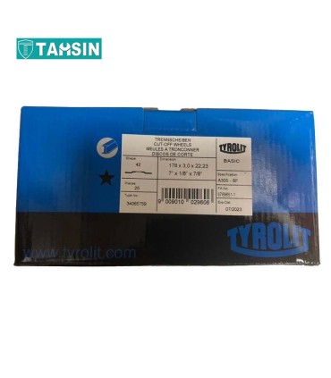 صفحه برش آهن تیرولیت سایز 180 بسته 25 عددی