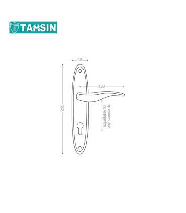 دستگیره درب بهریزان مدل 5162