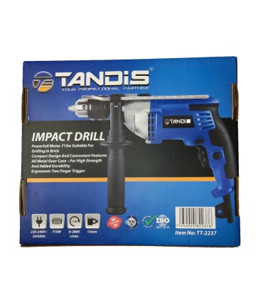 دریل چکشی تندیس مدل TT-2237 توان 710 وات