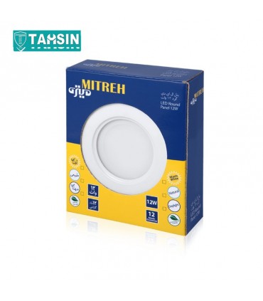 پنل ال ای دی سقفی 12 وات دورشیشه
