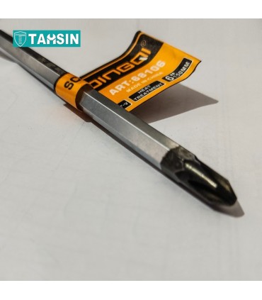 پیچ گوشتی چهارسو ضربه خور دینگشی مدل ART68106