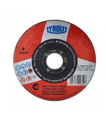 صفحه برش مینی استیل تیرولیت سایز 115