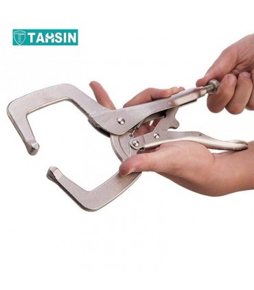 انبر قفلی C شکل ایران پتک مدل HD1110 سایز 11 اینچ کارتن 6 عددی