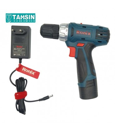 دریل شارژی لیتیوم رونیکس مدل 8012C باتری 12 ولت