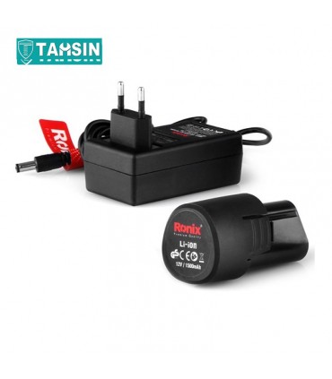 دریل شارژی لیتیوم رونیکس مدل 8012C باتری 12 ولت