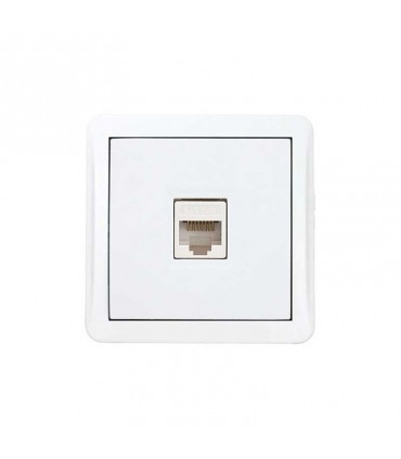 پریز سوکت شبکه روکار پارت الکتریک مدل شهاب 4054