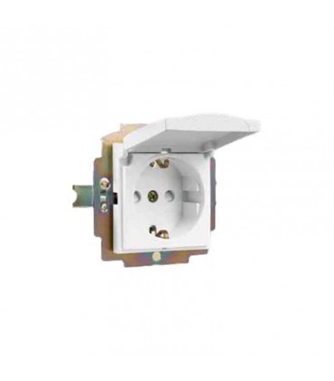 مکانیزم پریز برق ارت دار پارت الکتریک مدل آذین 4108