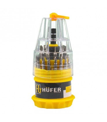 مجموعه 30 عددی پیچ گوشتی نمکدانی هوفر