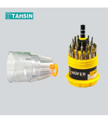 مجموعه 30 عددی پیچ گوشتی نمکدانی هوفر