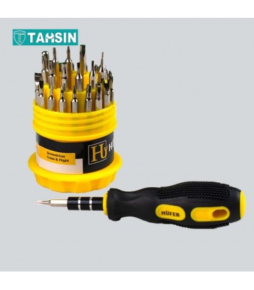 مجموعه 30 عددی پیچ گوشتی نمکدانی هوفر