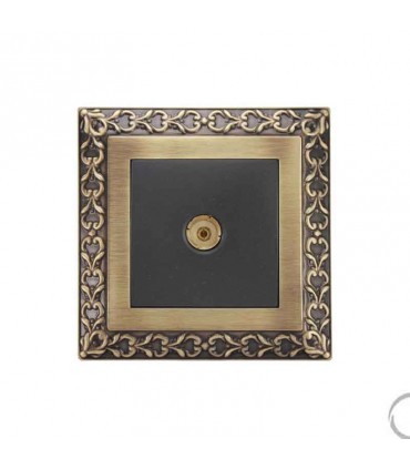 قاب تکی کلاسیک برنزی پارت الکتریک مدل 3896