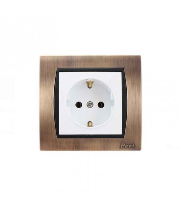 قاب برنزی پارت الکتریک مدل آذین 6515