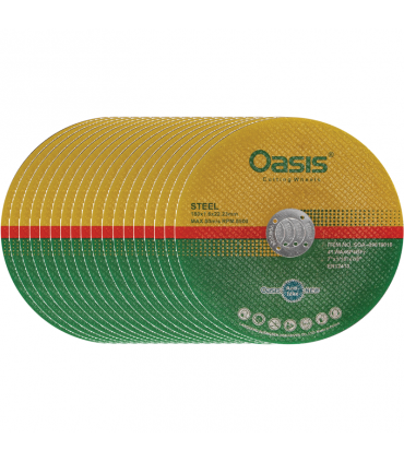 صفحه سنگ برش استیل اوسیس سایز 22*1.6*180 بسته 50 عددی