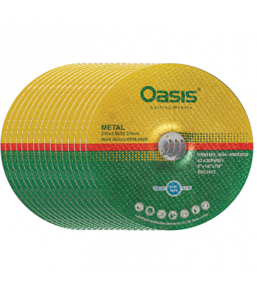 صفحه سنگ برش سنگبری اوسیس سایز 22*3*230 بسته 25 عددی