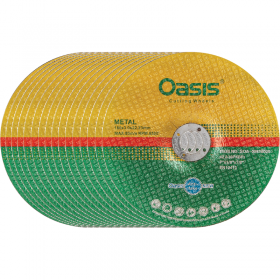 صفحه سنگ برش آهن اوسیس سایز 22*3*180 بسته 50 عددی