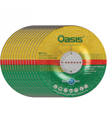 صفحه سنگ مینی برش آهن اوسیس سایز 22*3*115 بسته 50 عددی