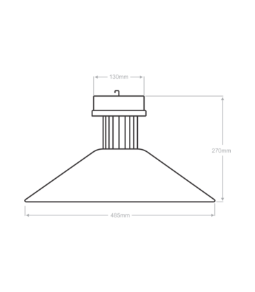 چراغ سوله ای 120 وات آریا ترانور