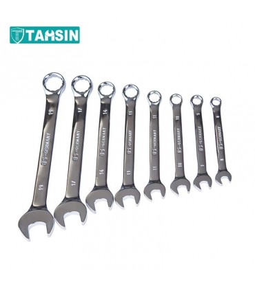 مجموعه 8 عددی آچار یکسر تخت یکسر رینگی بی اس مدل 819