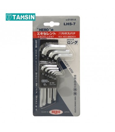 مجموعه 9 عددی آلن شش گوش کوتاه هرو